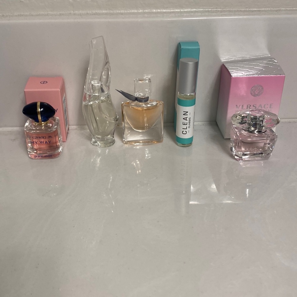 Set of five mini Perfumes